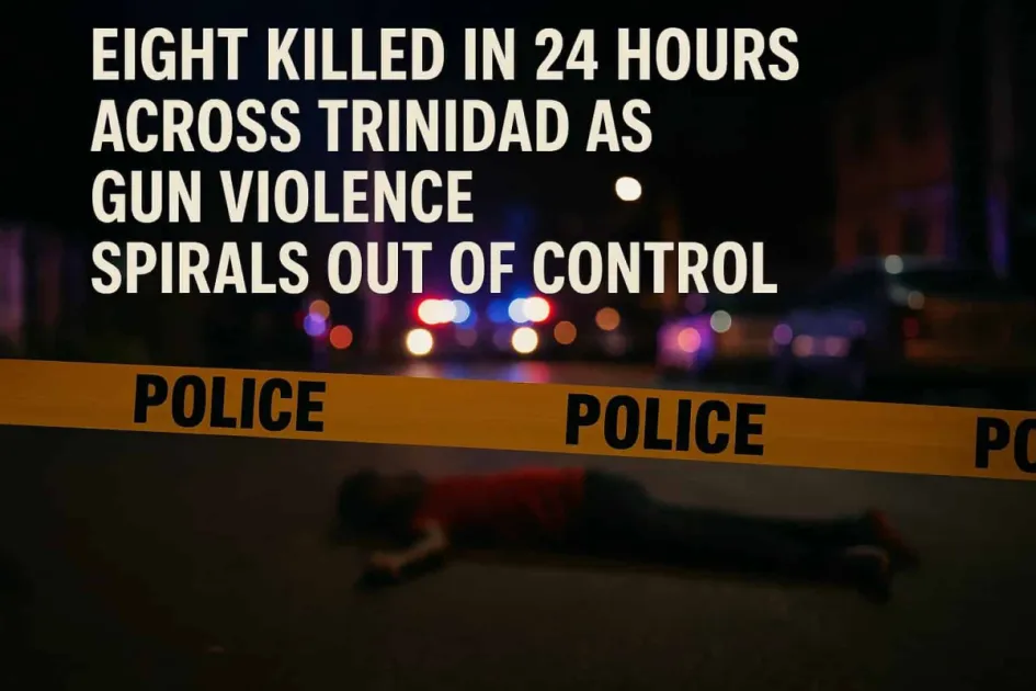 Eight killed in 24 hours across Trinidad as gun violence spirals out of ...