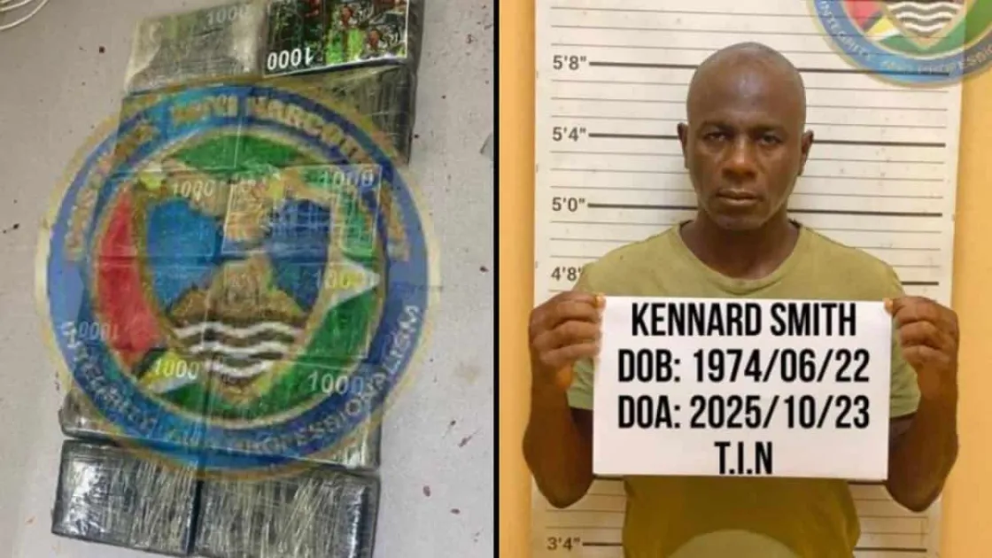 Guyana businessman arrested with 13.79 kilograms of cocaine at home ...