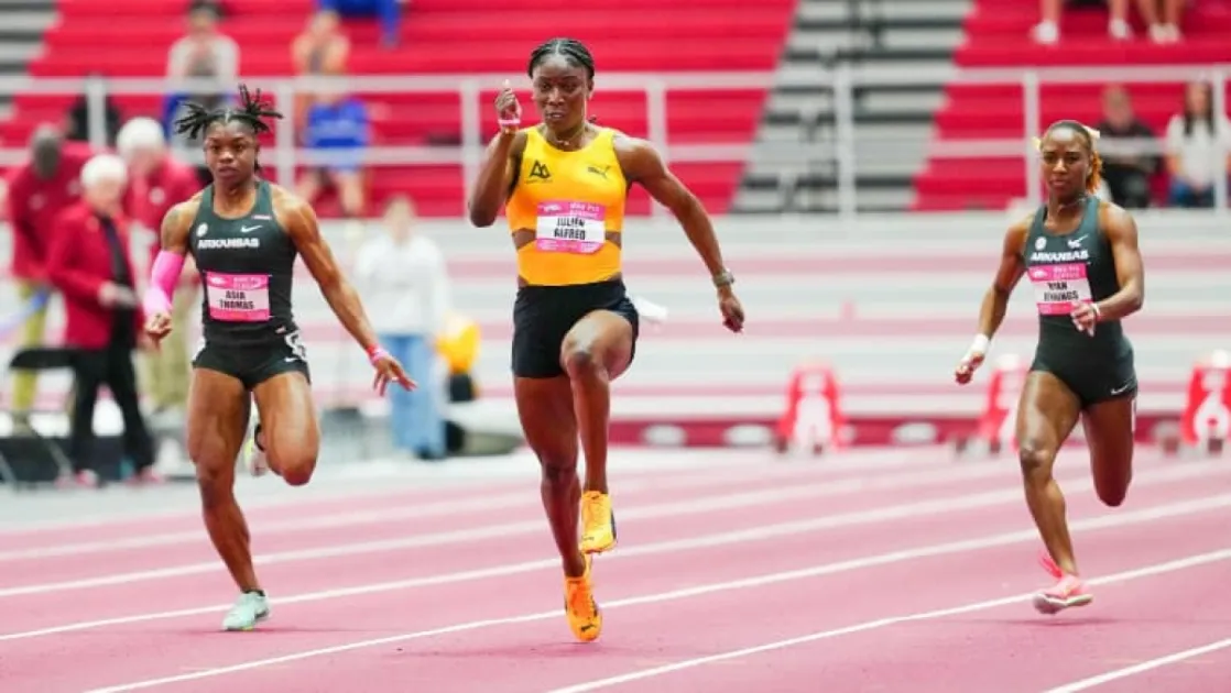 Saint Lucia: Julien Alfred wins Women’s 60m at Woo Pig Classic with world-leading 7 seconds 