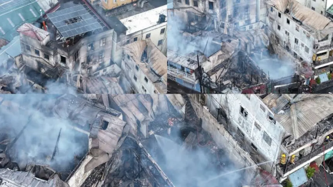 Dominica: Massive fire in Roseau damages businesses, forces closure of Jo...