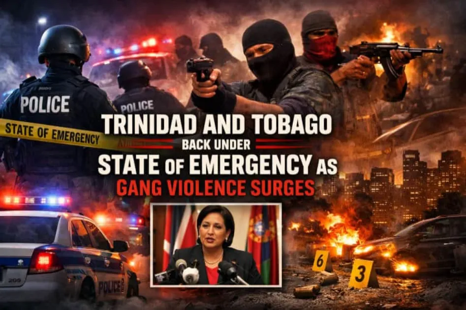 Trinidad and Tobago back under State of Emergency as gang violence surges