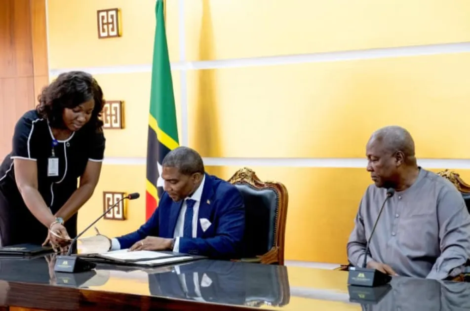 St. Kitts and Nevis citizens get visa-free travel to Ghana after landmark agreement 