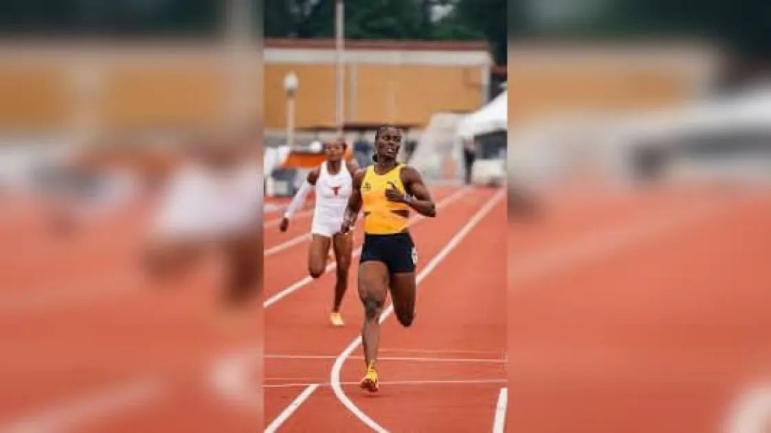 Julien Alfred wins 100m in 10.93s at Texas Invitational