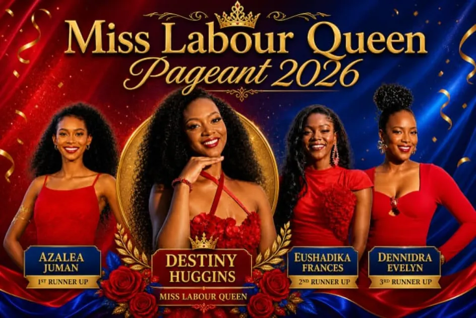 Destiny Huggins crowned Miss Labour Queen 2026 in St Kitts and Nevis