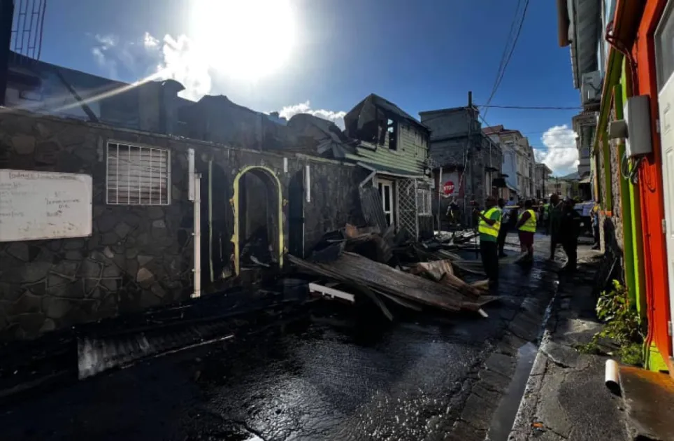 Dominica launches full investigation after devastating Roseau fire damages 10 buildings