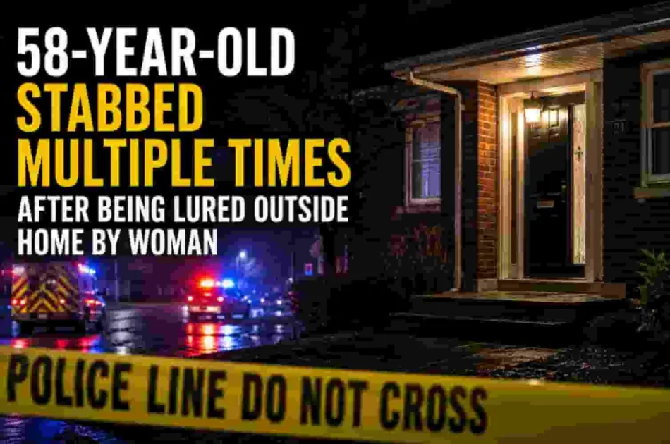 58-year-old stabbed multiple times after being lured outside home by woman - WIC News