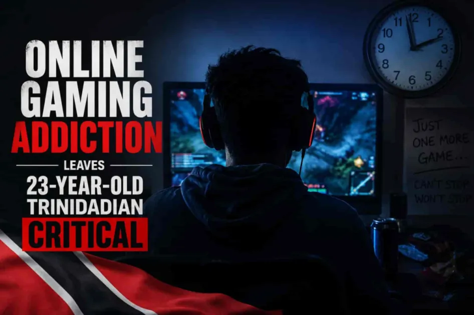 Online gaming addiction leaves 23-year-old Trinidadian critical