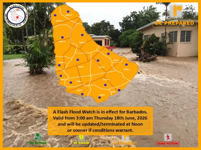 Flash Flood Watch issued as heavy rainfall threatens flooding across ...