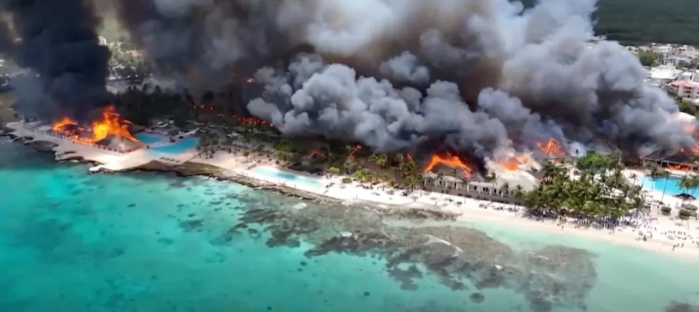 Dominican Republic: One dead, 1,700 evacuated after major fire at Bayahibe resort