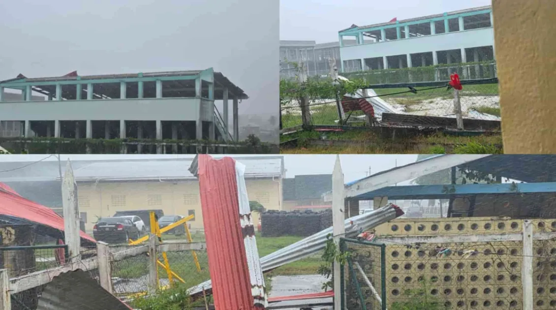 Heavy rain, strong winds cause widespread damage across Guyana