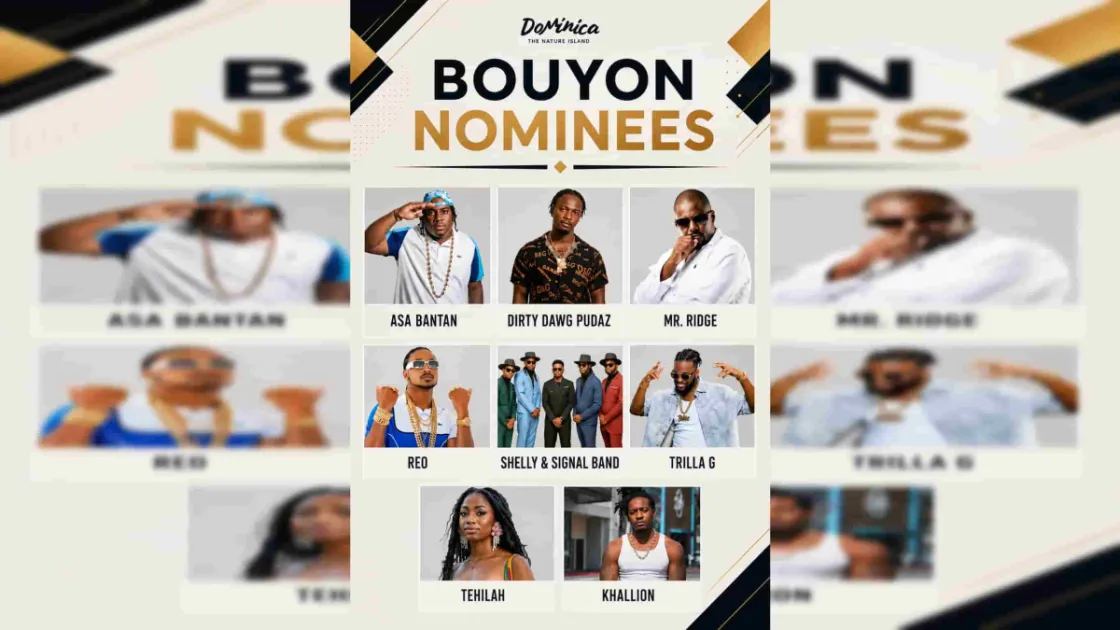 Dominica leads Bouyon categories with multiple 2026 Caribbean Music Award...