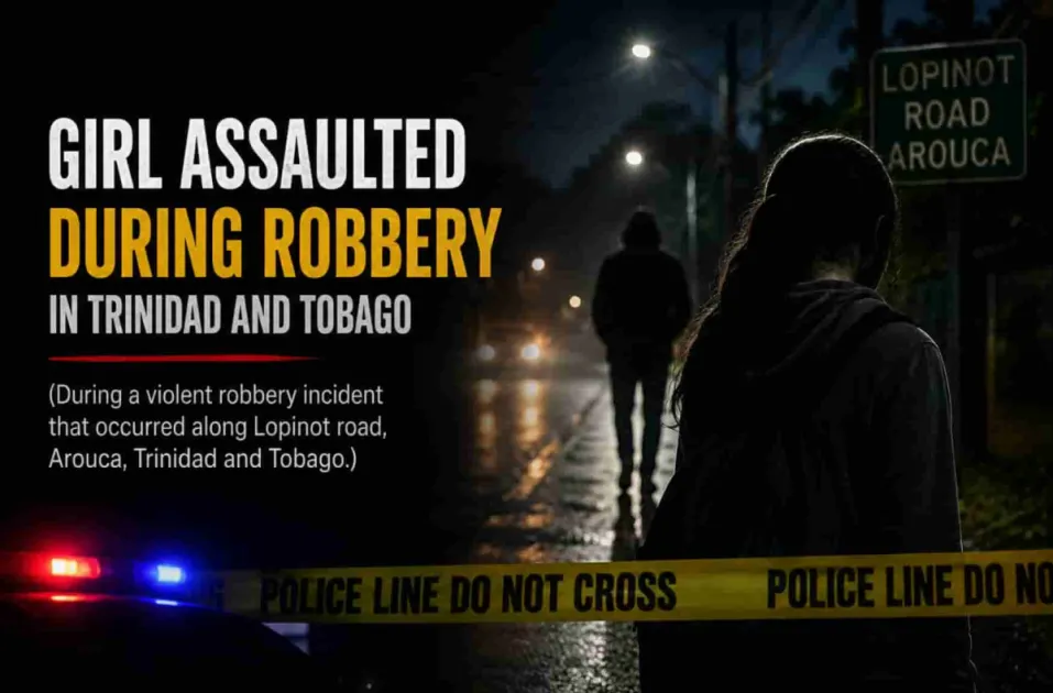 17-year-old girl sexually assaulted during robbery in Trinidad and Tobago