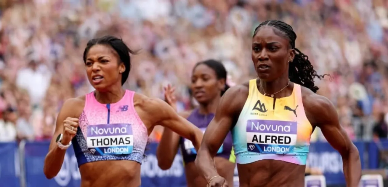 Julien Alfred Breaks London Diamond League Record with 200m Victory