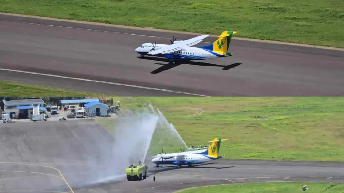 InterCaribbean Airways Unveils ‘Spirit of St. Vincent and the Grenadines’ aircraft