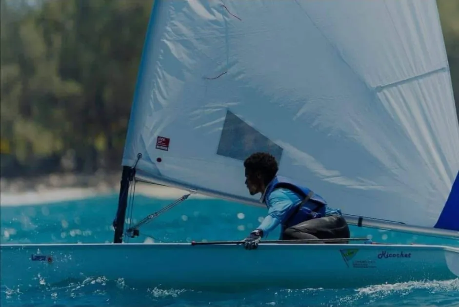 Amadi Hendrickson makes history as St. Kitts and Nevis' 1st sailor at CAC Games