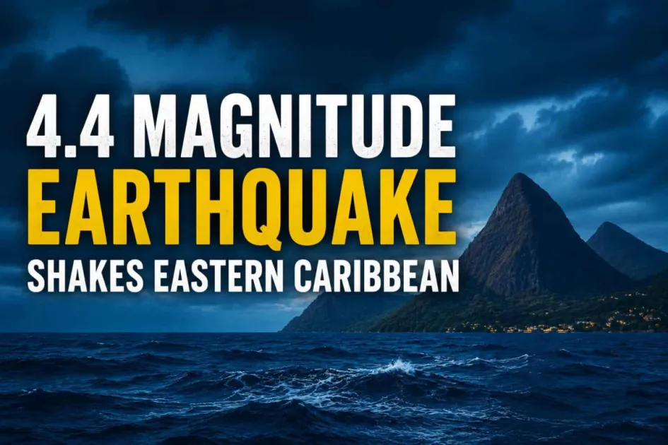 4.4 Magnitude earthquake felt across Saint Lucia and Eastern Caribbean