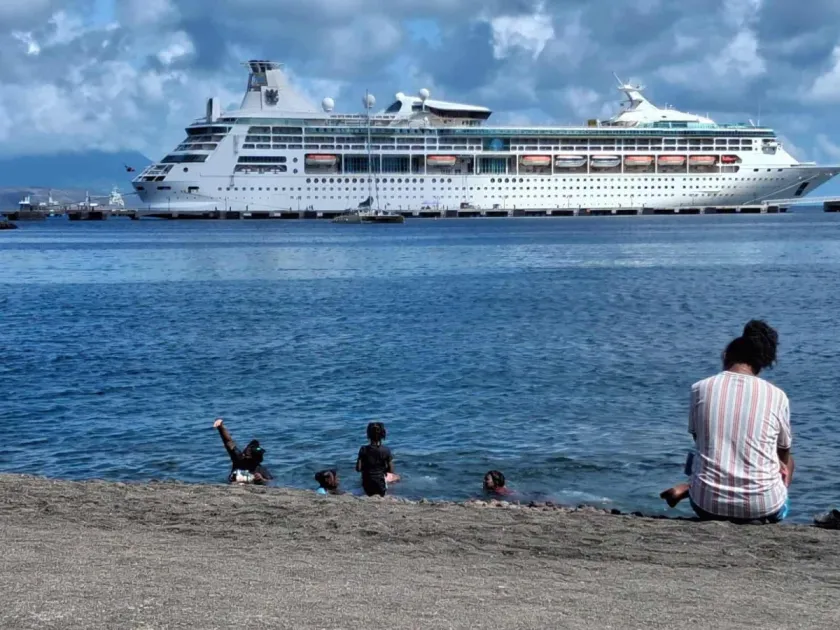 Rhapsody of the Seas makes 5th summer call to St. Kitts' Port Zante