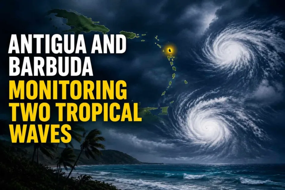 Two tropical waves monitored near Antigua and Barbuda