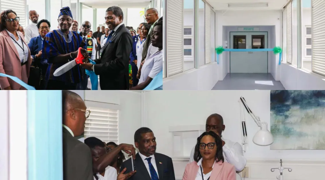 PM Drew announces reopening of private ward at Joseph N. France General Hospital