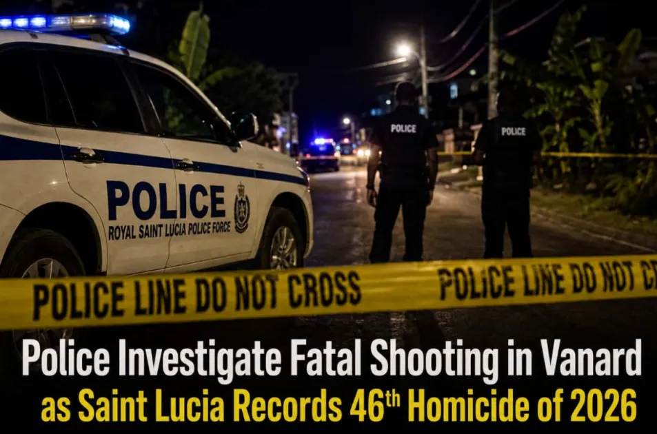 Saint Lucia Police probe fatal shooting in Vanard as homicide count reach...