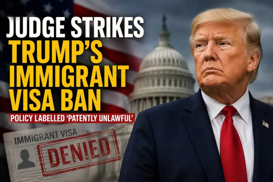 US Judge strikes down Trump’s visa ban affecting 75 countries