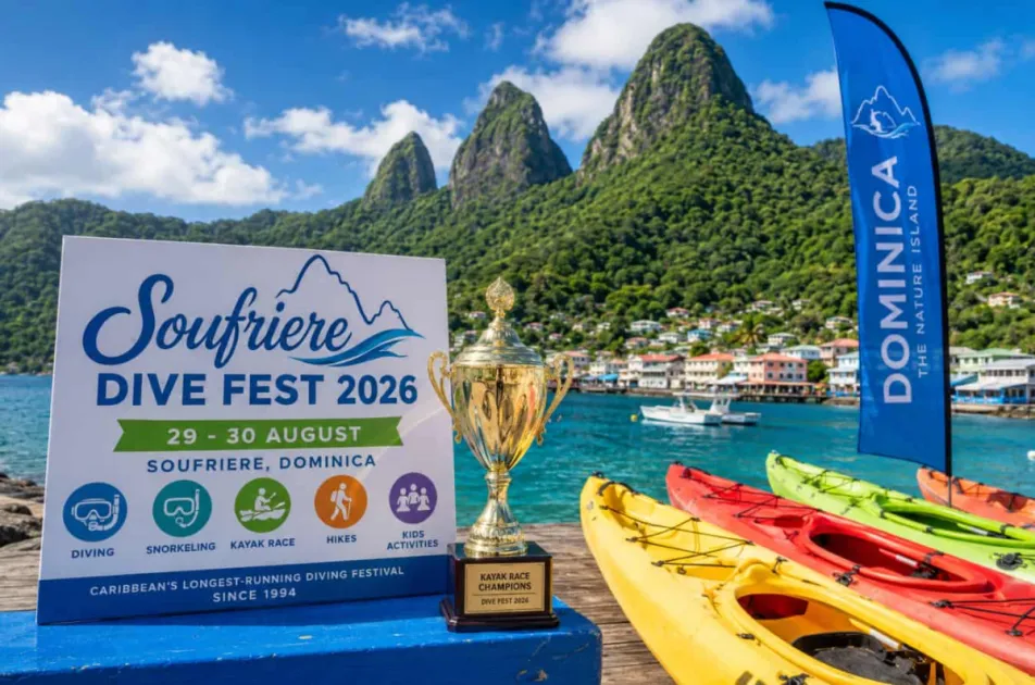 Coulibri Ridge wins Kayak Race as Dominica’s Soufriere Dive Fest wnds
