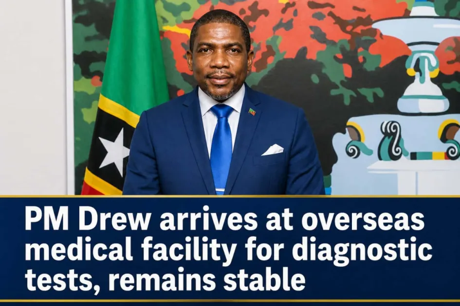 PM Drew arrives at overseas medical facility for diagnostic tests, remains stable