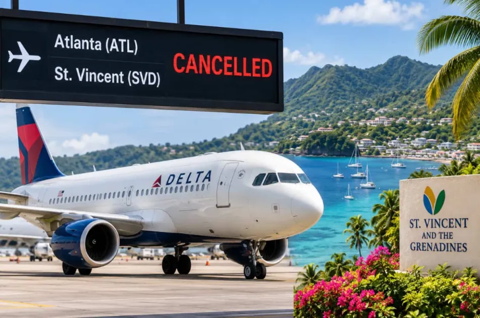 St. Vincent loses only nonstop U.S. Connection as Delta cancels Atlanta Service permanently