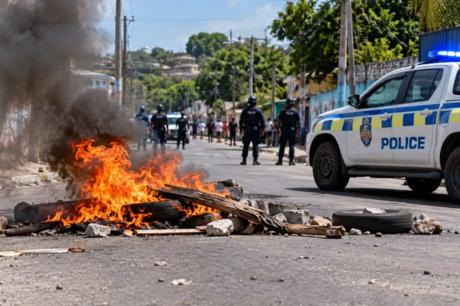 Jamaica: 16-year-old charged after man set on fire during Denham Town protest