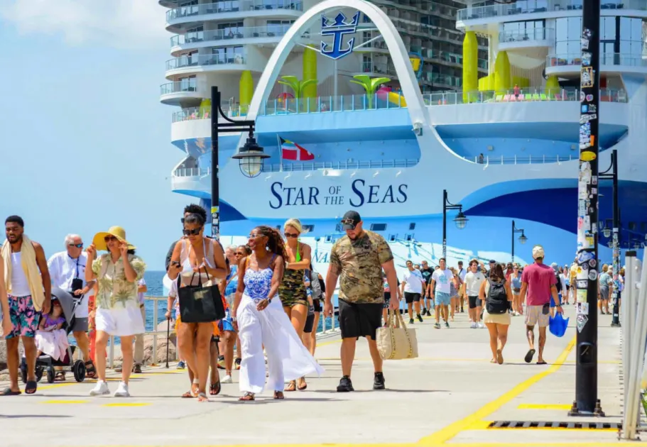 Star of the Seas brings 7,069 passengers to St. Kitts