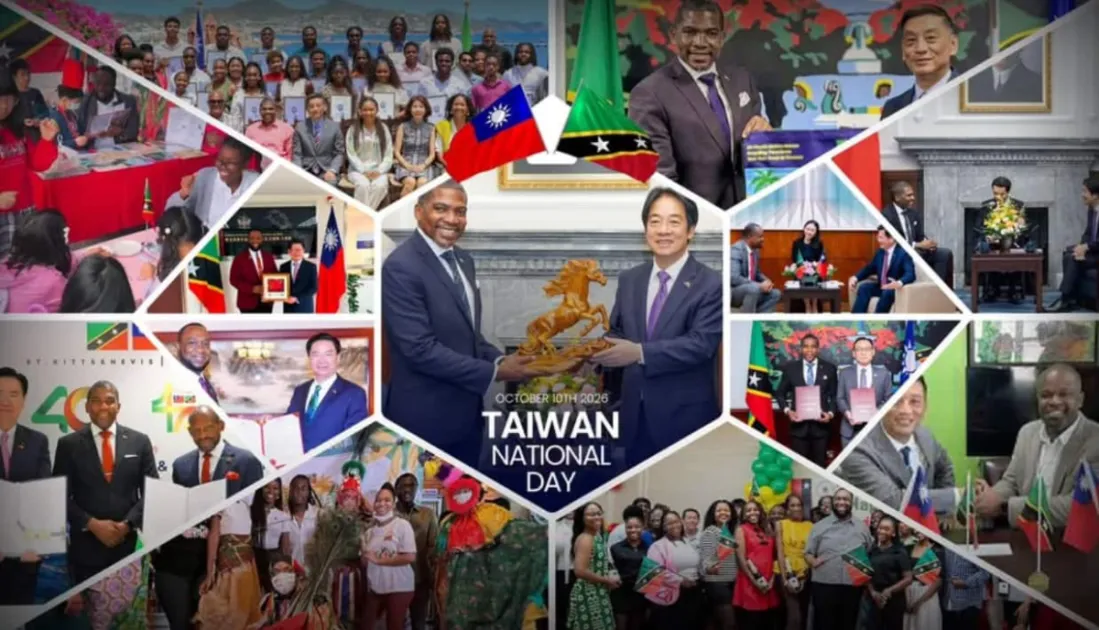 PM Drew celebrates Taiwan’s National Day, highlights 43 years of diplomatic ties