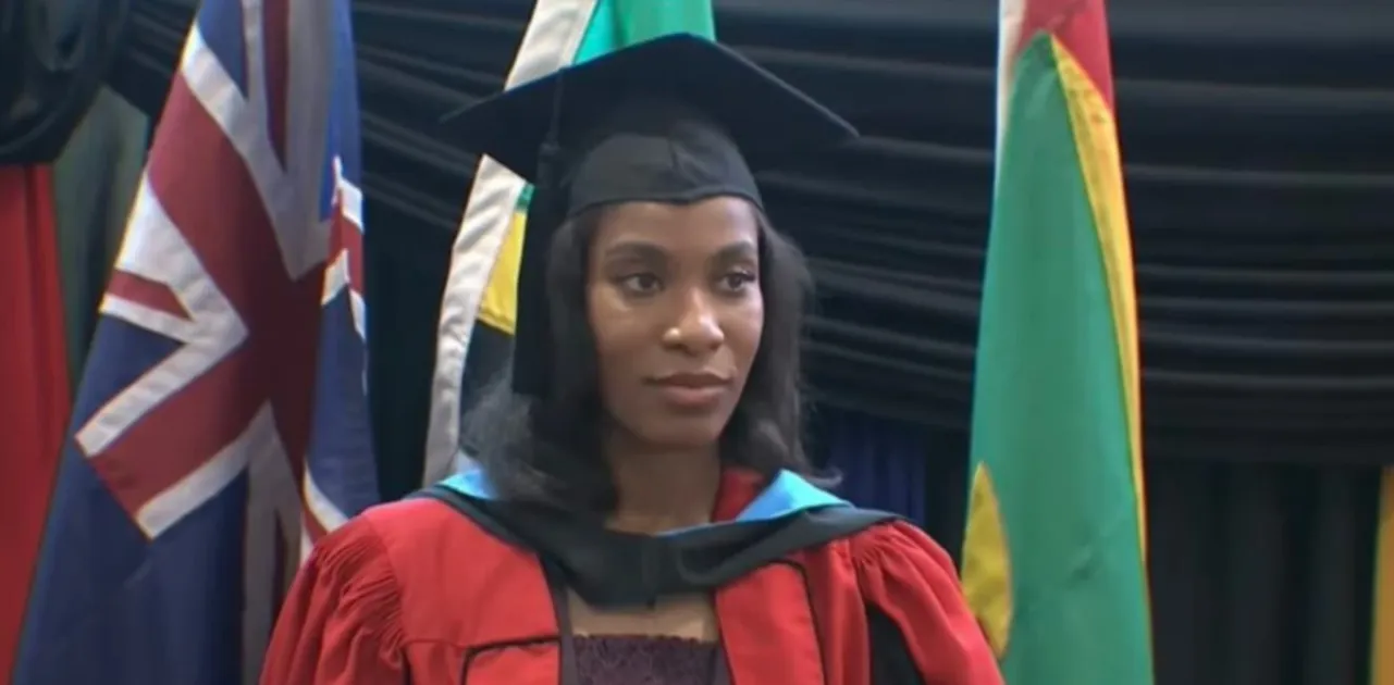 Dominica’s Olympic champion Thea LaFond-Gadson receives honorary Doctor of Laws degree from UWI