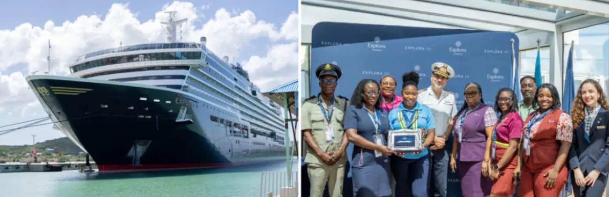 Explora III makes inaugural call to Antigua and Barbuda, bringing 848 pas...